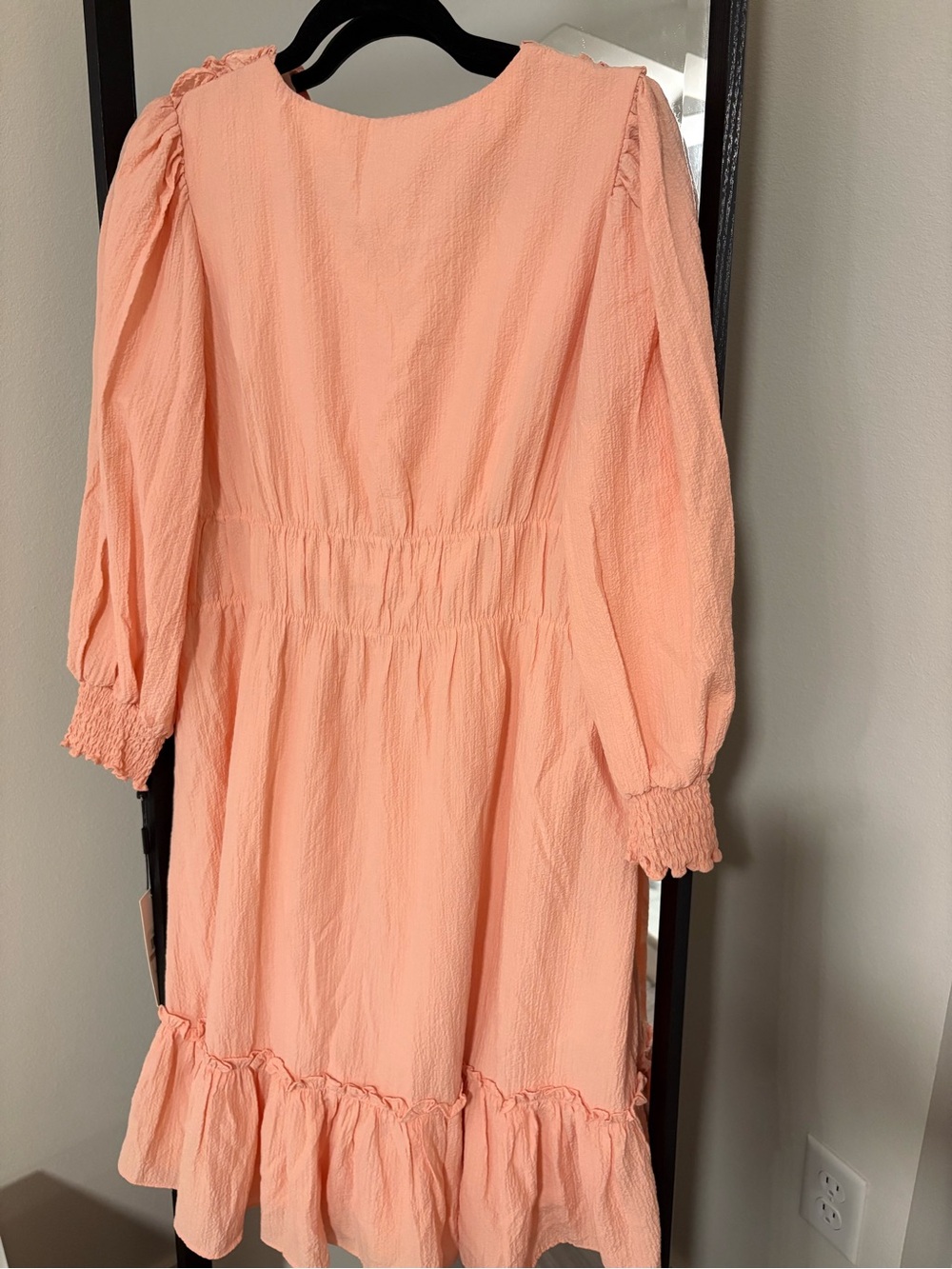 Calvin Klein Textured Peach Dress – NWT (New With Tags) - Picture 5 of 10